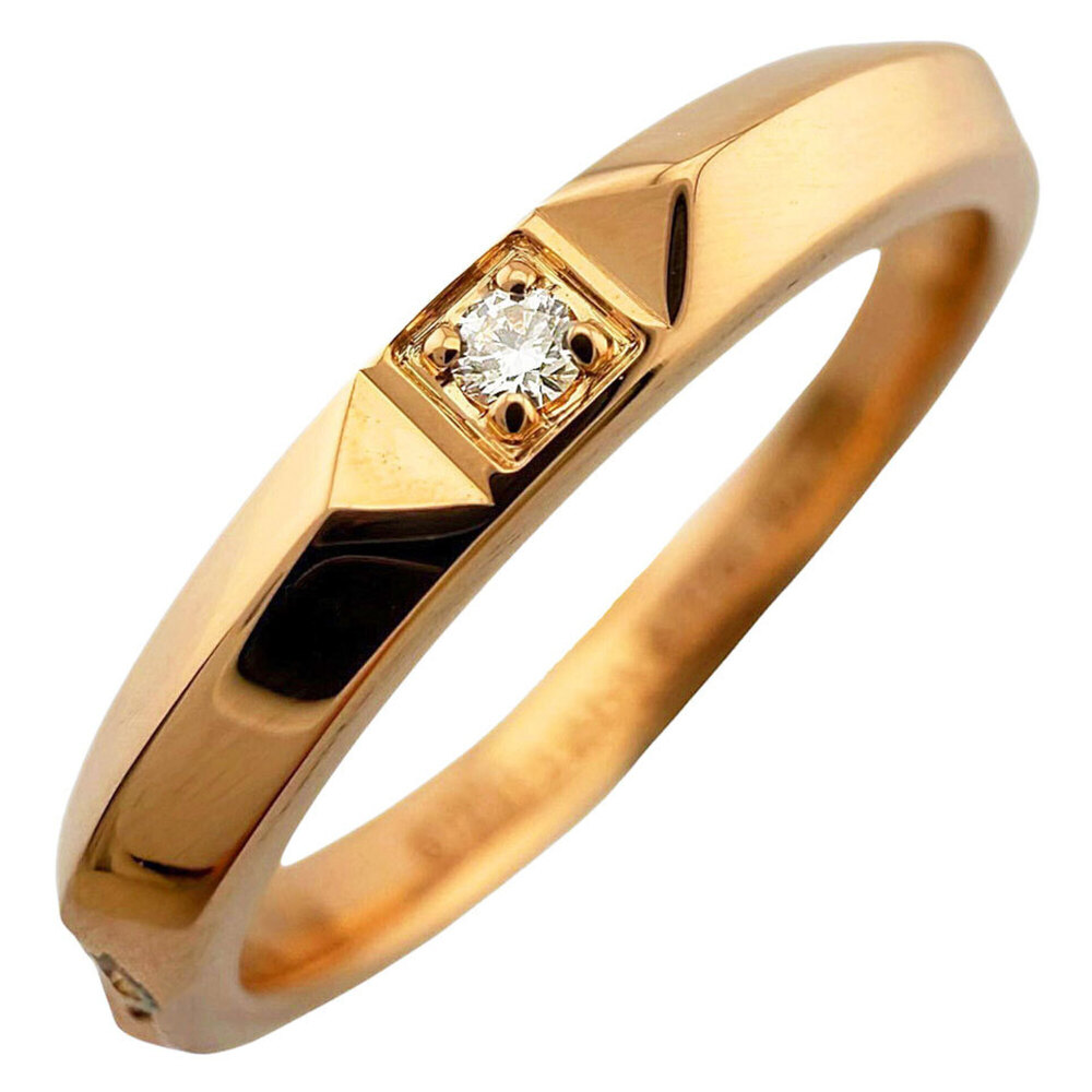TIFFANY & CO. 18k Gold Diamond Ring